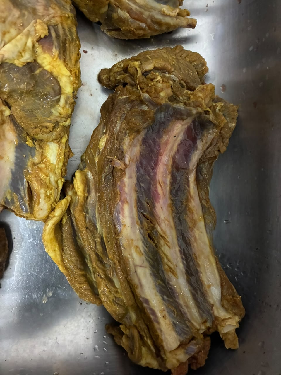 Carne de queixada apreendida pela PM de Meio Ambiente. Foto: Divulgação/PMMG