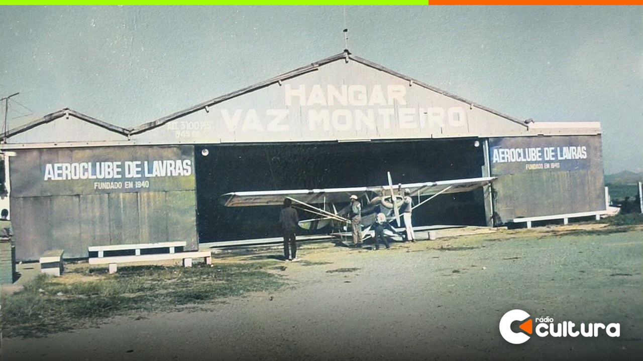 O primeiro avião a pousar em Lavras deu cambalhota num toco da Escola Agrícola