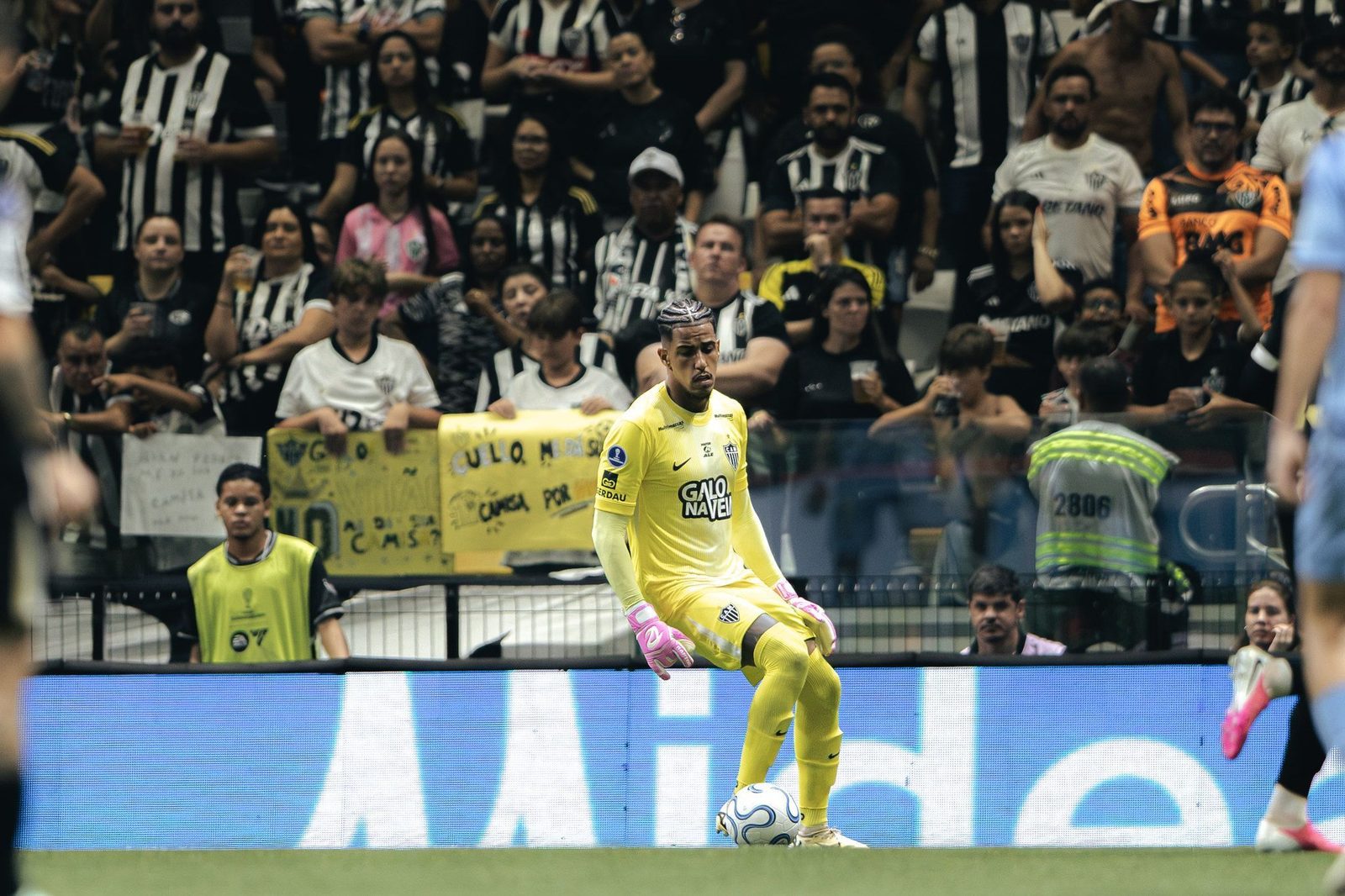 Gabriel Delfim deve seguir como titular no gol do Galo