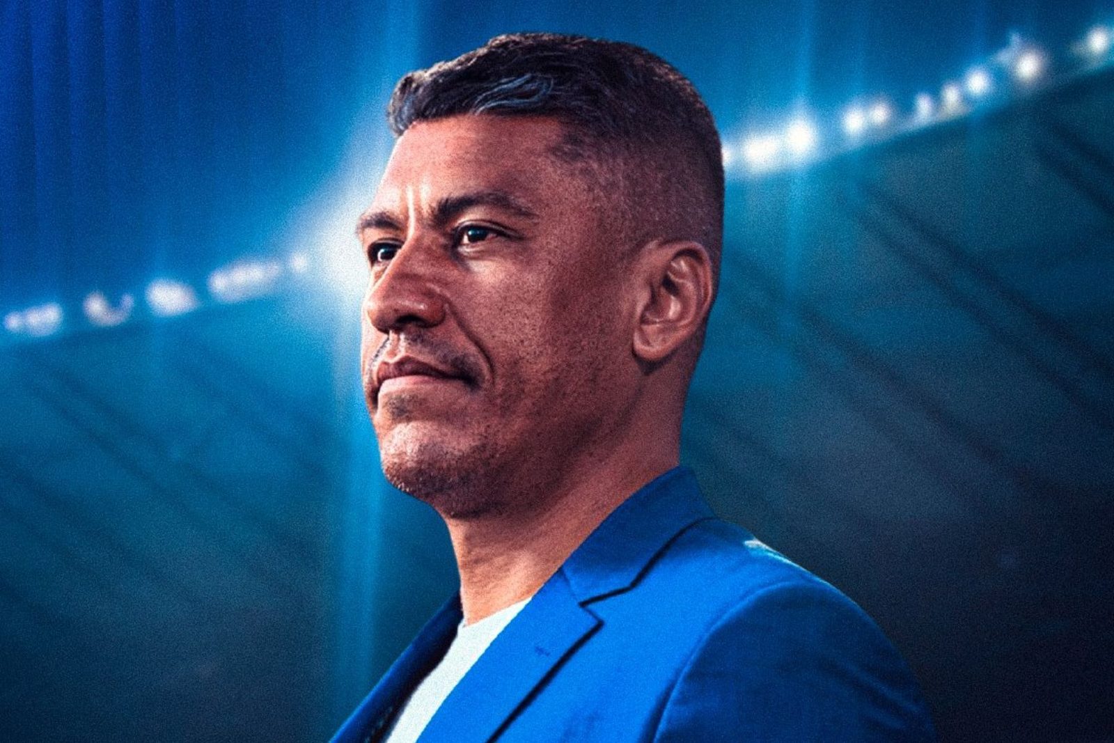 Paulinho na arte de anúncio do Cruzeiro