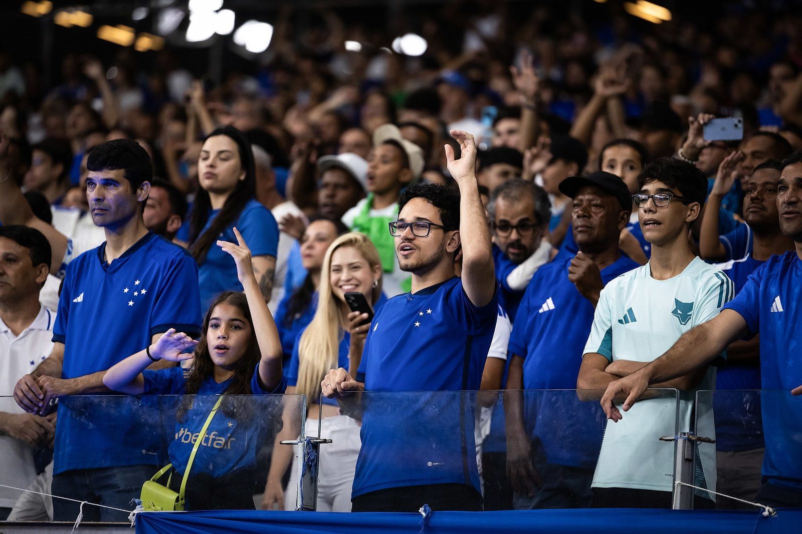 Torcida do Cruzeiro no Mineirão, onde o time recebe o Bahia na quinta-feira (5)