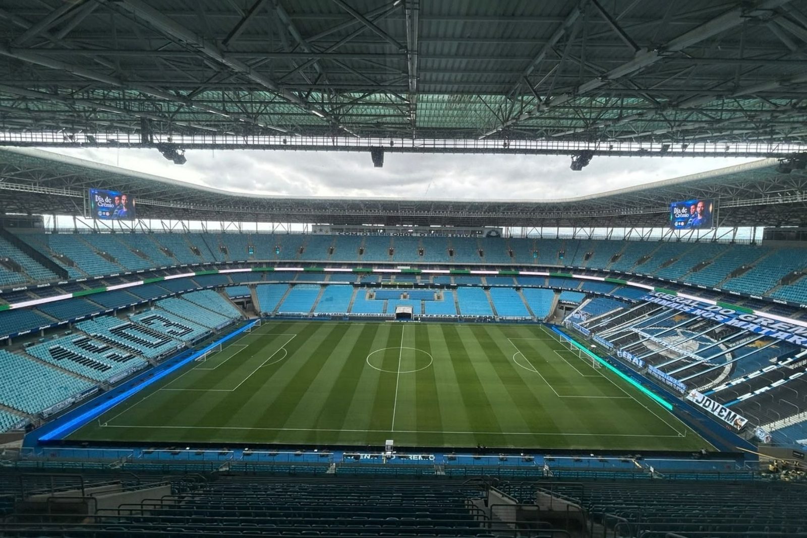 Arena do Grêmio, em Porto Alegre, palco do próximo jogo do Cruzeiro