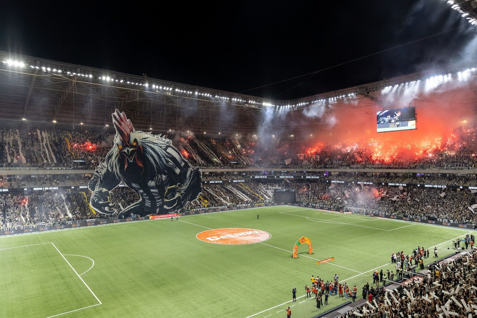 Festa da torcida do Atlético na Arena MRV
