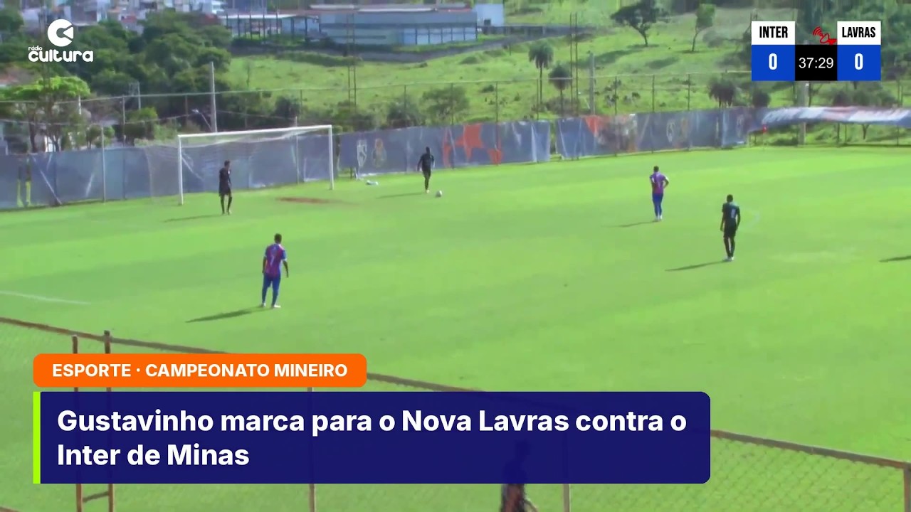 Gustavinho marca para o Nova Lavras contra o Inter de Minas